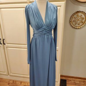 Vintage Blue Maxi Dress